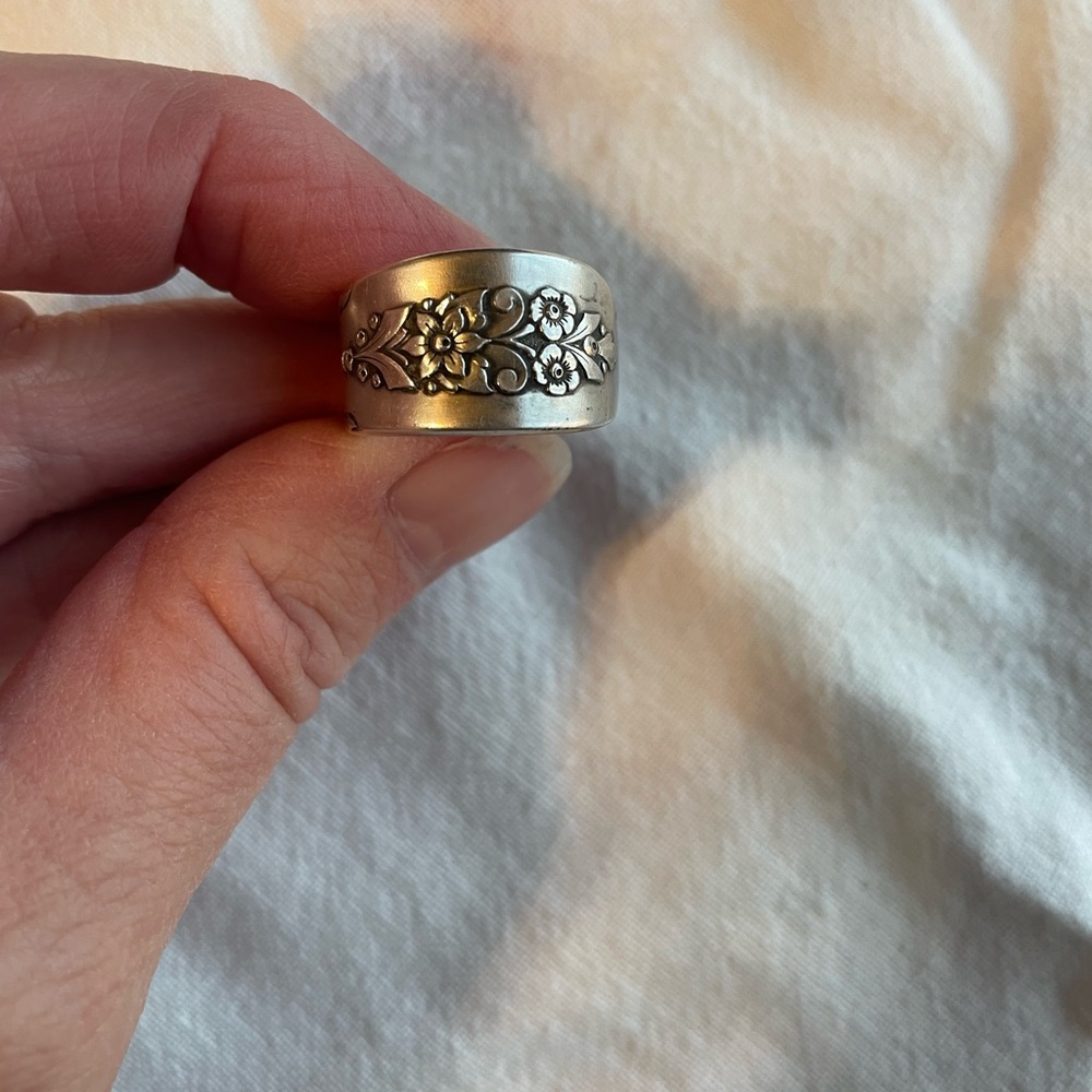 Handmade spoonring - Picture 2 of 3
